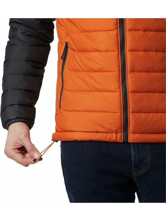Powder Lite Winter Jacket Puffer Orange/Black