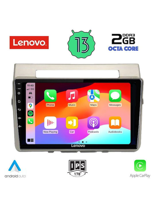 Lenovo Sistem Audio Auto pentru Toyota Corolla Verso 2004-2009 (Bluetooth/USB/WiFi/GPS/Apple-Carplay/Android-Auto) cu Ecran Tactil 9"