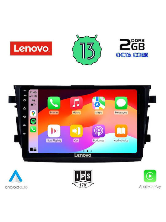 Lenovo Sistem Audio Auto pentru Suzuki Celerio 2015> (Bluetooth/USB/WiFi/GPS/Apple-Carplay/Android-Auto) cu Ecran Tactil 9"