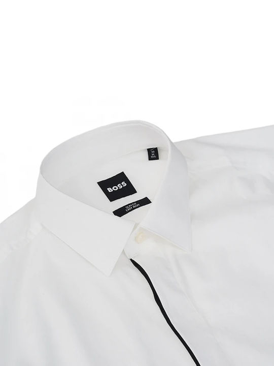 Hugo Boss Men's Shirt Long Sleeve White