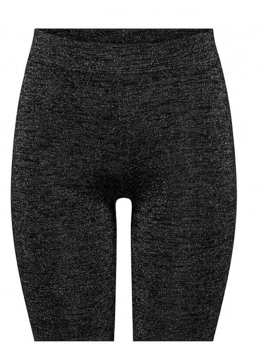 Women's Fabric Flared Pants Black