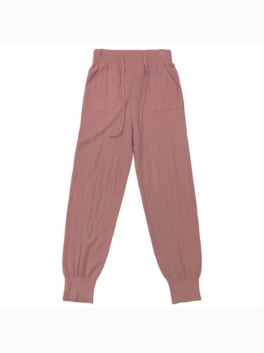 Ustyle Damen-Sweatpants-Set Rosa