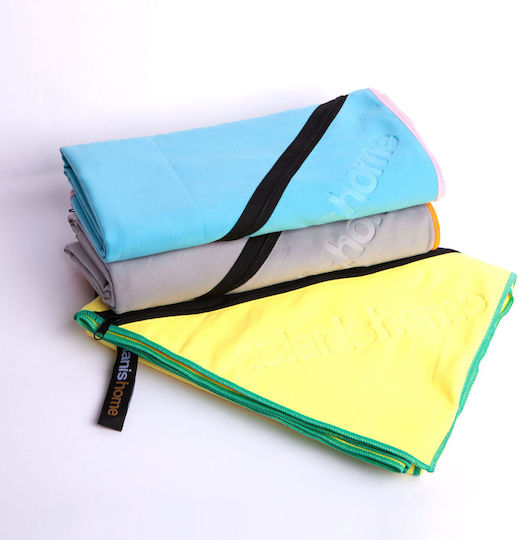 Aslanis Home Πετσέτα Microfiber Σώματος Μπλε 160x90εκ.