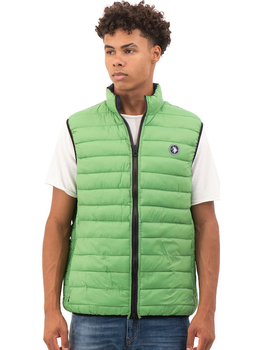 Cody Ärmellos Winter Jacke Marineblau