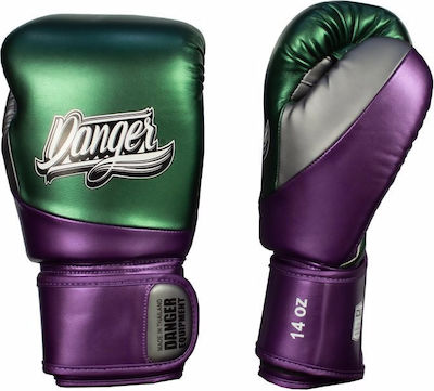 Danger Boxing Competition Gloves Green