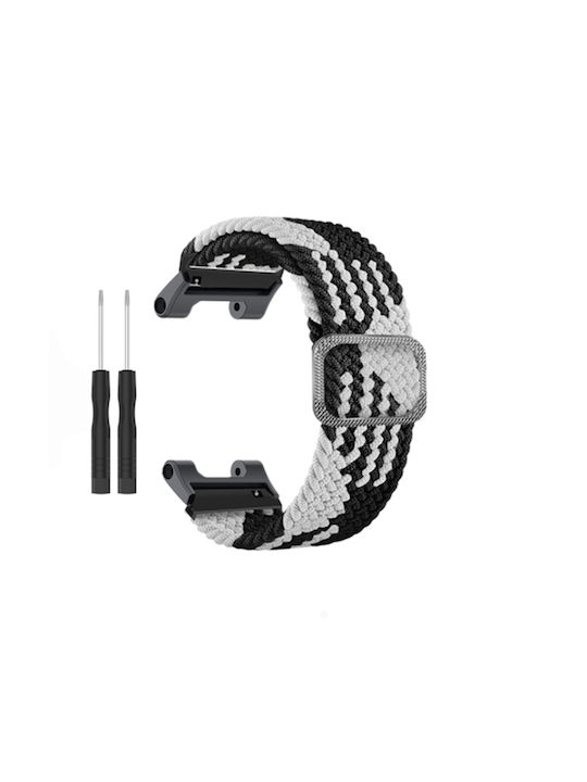 Adjustable Buckle Braided Каишка Текстил Черен (Amazfit T-Rex)