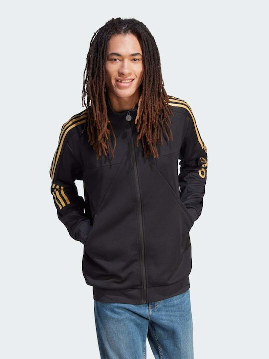 Adidas Men's Sweatshirt Jacket Black