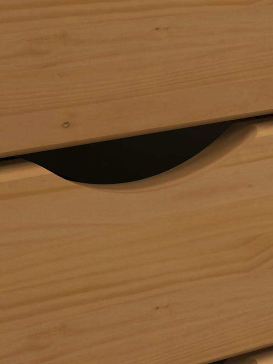 Schreibtisch Moss aus Massivholz Mit Honigbraun 105,5x39x74,5cm