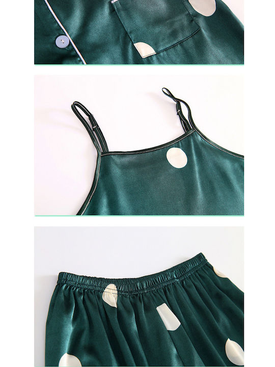 La Lolita Amsterdam Summer Women's Green Pyjama Set Alexa