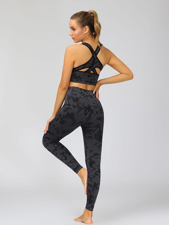 Anny Women Athletic Sports Bra Gray