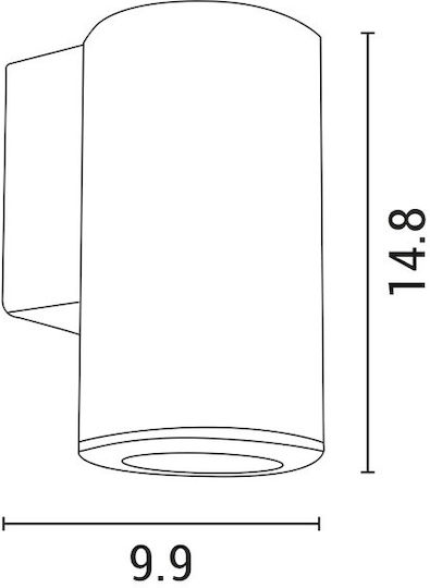 Eurolamp Στεγανό Σποτ 9.9x7.6x14.8εκ. Eurolamp Στεγανό Σποτ 9.9x7.6x14.8εκ.