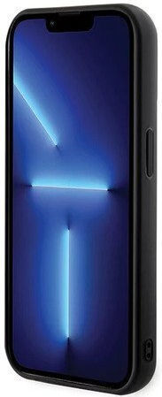 Karl Lagerfeld 3d Logo Glitter Back Cover Plastic Black (iPhone 15 Pro Max)