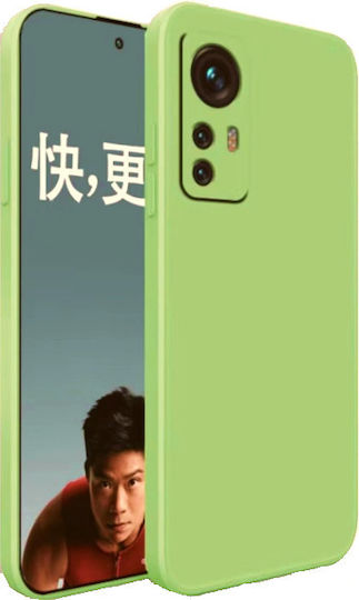 Bodycell Square Liquid Back Cover Σιλικόνης Light Green (Xiaomi 12T / 12T Pro)