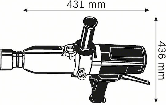 Bosch GDS 30 Cheie de impact cu Priză 1"