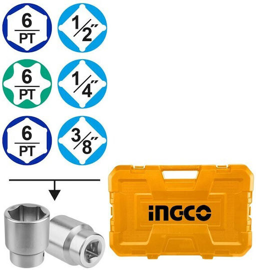 Ingco HKTHP22161 Tool Case with 216 Tools