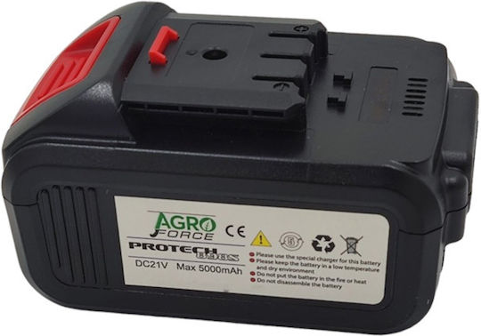 Agroforce Батерия за Инструменти 21V с Капацитет 5Ах