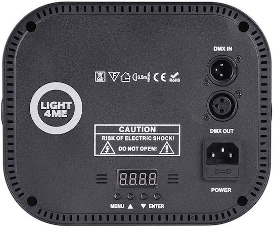 Light4me Laser Wash LED DMX Multiphase UV