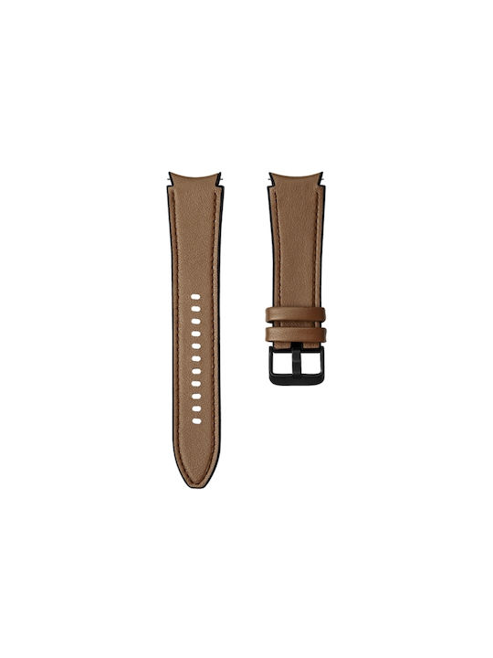 Galaxy Armband Silikon Braun (Galaxy Watch4/5/6/7/FE/4 Classic/6 Classic/5 Pro)