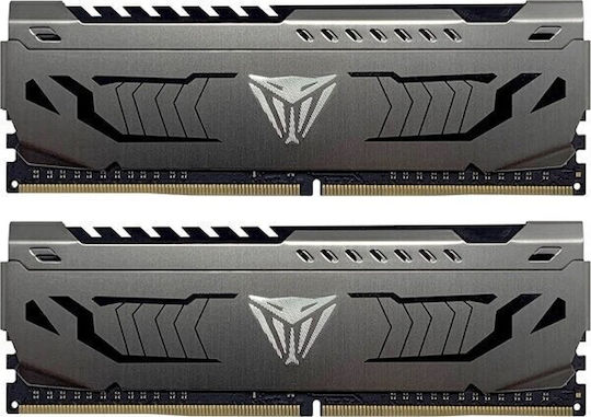 Patriot Viper Steel RGB 16GB DDR4 RAM cu 2 module (2x8GB) și