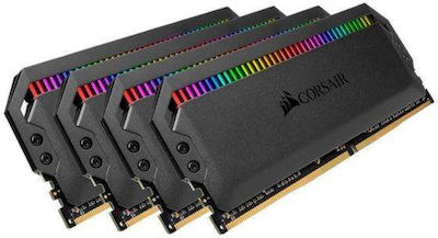 Corsair Dominator Platinum 128GB DDR4 RAM με 4 Modules (4x32GB) και Ταχύτητα 3600 για Desktop