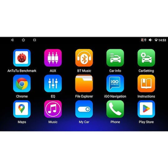 Digital IQ Автомобилна Аудио Система (Блутут/USB/WiFi/GPS/Apple-Carplay/Android-Auto) с Тъчскрийн 10"