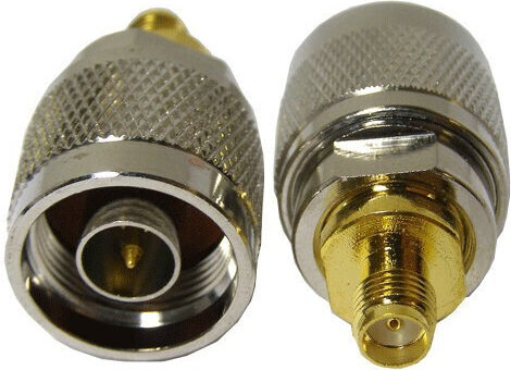 Ultimax V7833 Μετατροπέας N-Connector male σε SMA female Ασημί