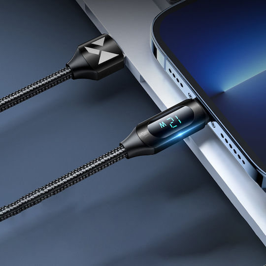 Wozinsky Geflochten USB-A zu Lightning Kabel Schwarz 2m (WUALC2)