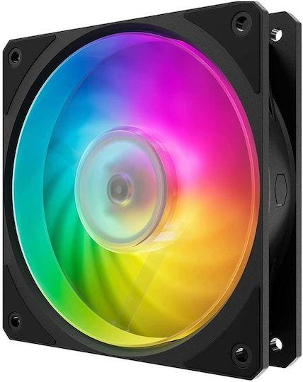 CoolerMaster Ventilator Pentru Carcasă MOBIUS 140P (1900rpm / 76.5cfm) cu Iluminare ARGB și Conexiune 4-Pin PWM