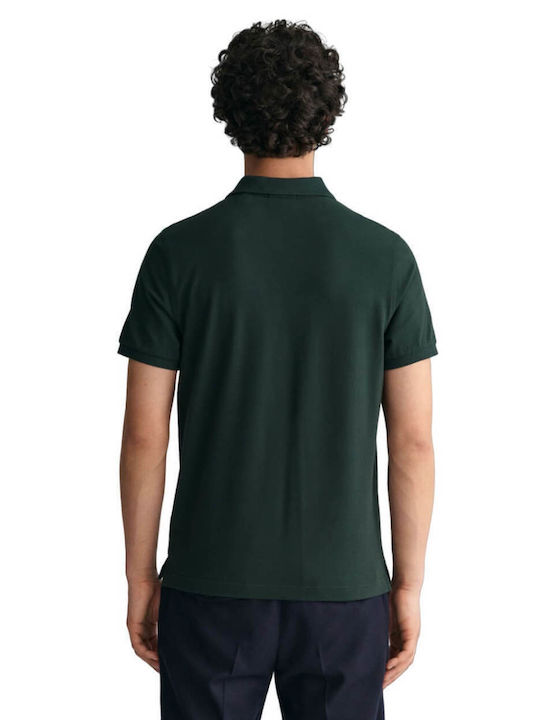 Gant Shield Pique Men's Blouse Polo Green