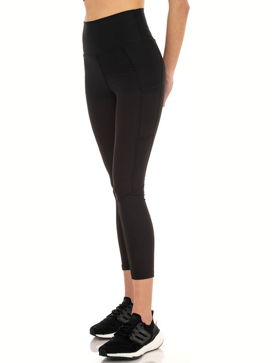 Schulung Frauen Gekürzt Leggings Schwarz