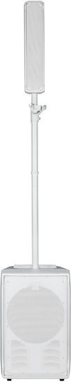 RCF Evox JMIX8 13000569 Set with Powered PA Speakers 700W with Woofer 12" 46x40x62.3cm. in White Color