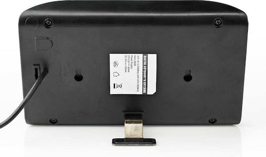 Nedis ANIR2512GY700 Εσωτερική Κεραία Τηλεόρασης (απαιτεί τροφοδοσία) σε Μαύρο Χρώμα Σύνδεση με Ομοαξονικό (Coaxial) Καλώδιο