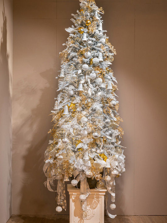 Christmas Tree Pencil Pine Slim Snowy 180cm with 430 Branches