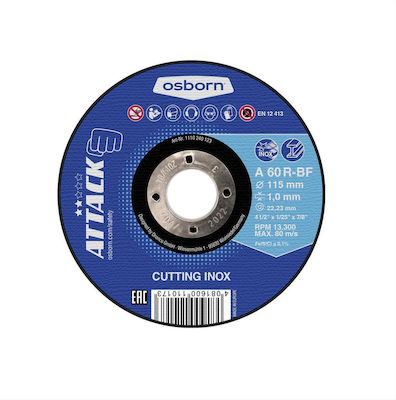 Dronco Δίσκος Κοπής Inox Attack Disc de tăiere Metal 115mm 1buc