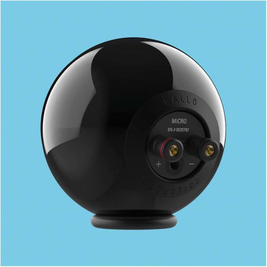 Gallo Acoustics Micro SE Ηχείο Hi-Fi Βιβλιοθήκης 100W 1 Δρόμου Π10xΒ9.7xΥ10εκ. Μαύρο Γυαλιστερό