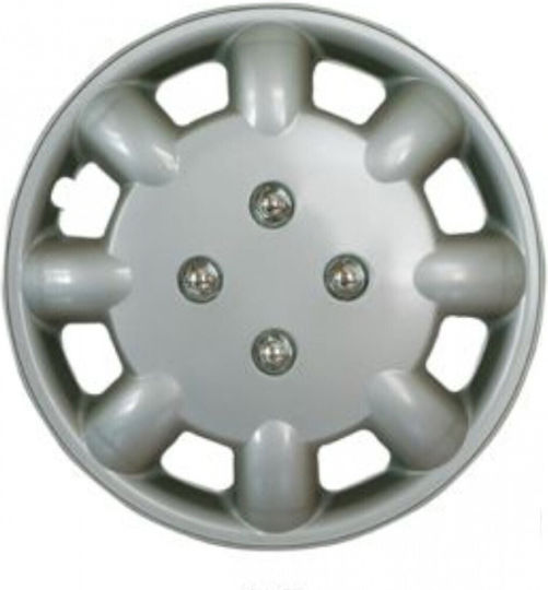 Tpster Car Hubcap Set 14" 4pcs Gray