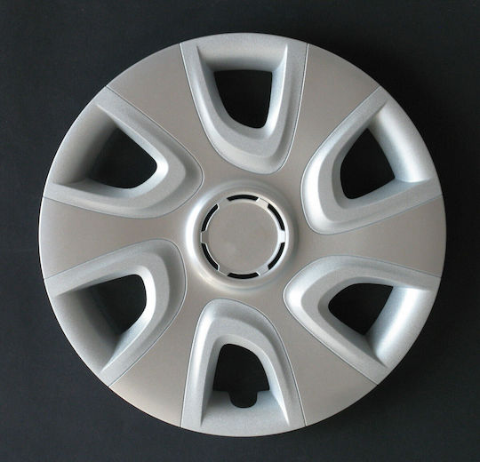 Farad Auto Radkappen Set mit Marke Renault 4Stück 15" Silber