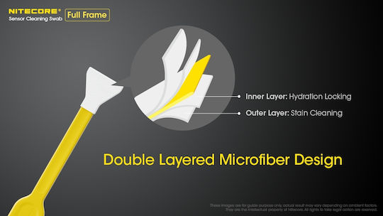 NiteCore Sensor Cleaning Swabs 24mm for Full Frame Sensor-Reinigung