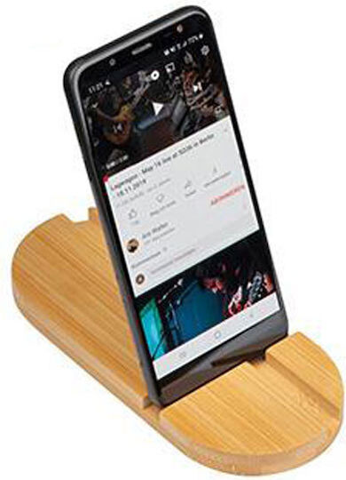 Macma Werbeatrikel Desk Stand for Mobile Phone in Brown Colour