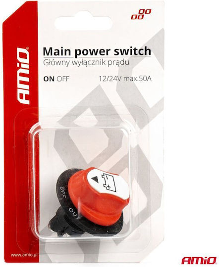 AMiO Διακόπτης On/Off Αυτοκινήτου 12V-32V Universal