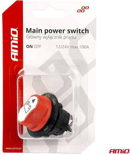 AMiO Διακόπτης On/Off Αυτοκινήτου 12V-32V Universal