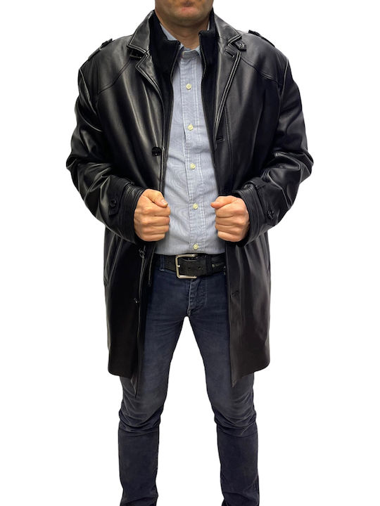 Da-335 Leather Jacket Black