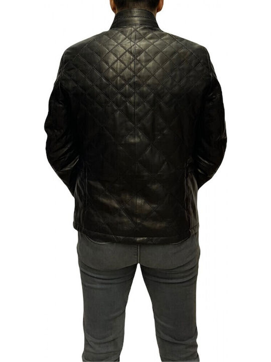 Leather Jacket Biker Black