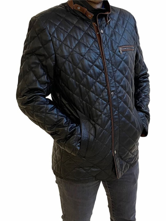 Leather Jacket Blue