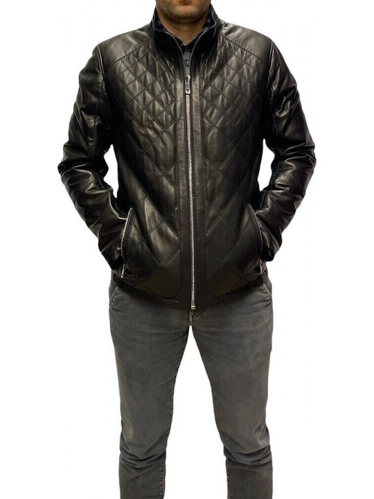 Leather Jacket Biker Black