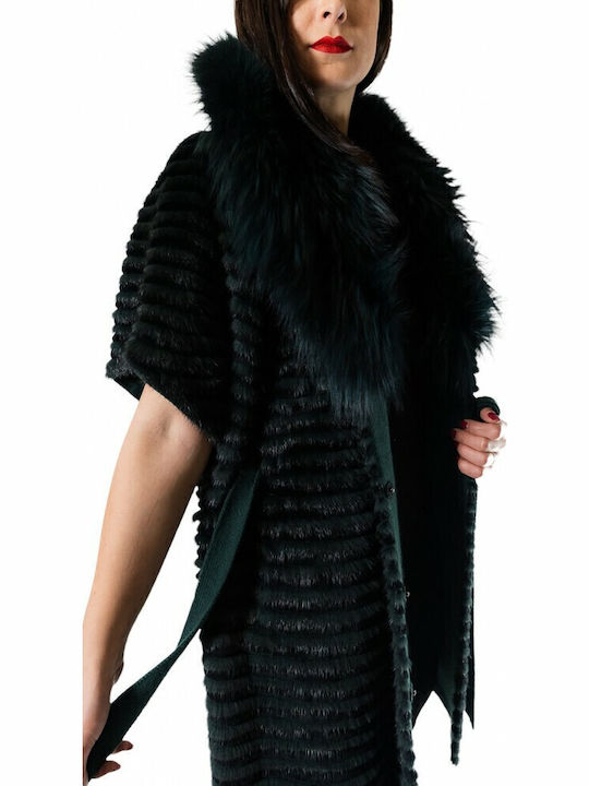 Women's Long Fur Green
