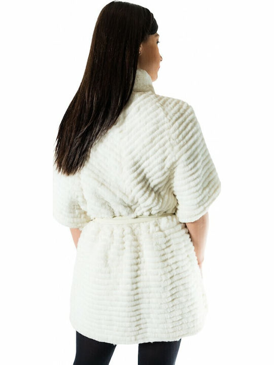 Women's Long Fur White