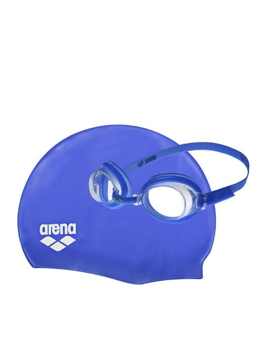 Arena Kids Silicone Blue Swimming Cap