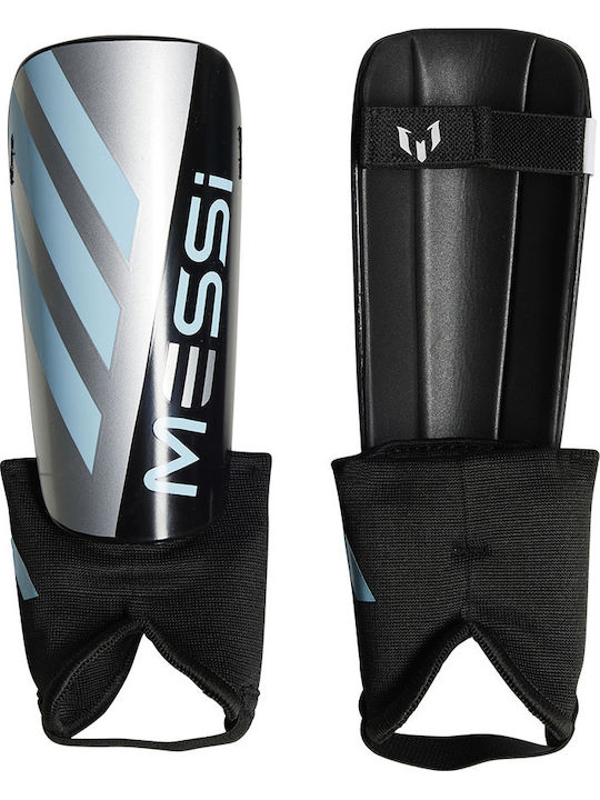 adidas Messi Match Kids Soccer Shin Protectors Gray IA0870