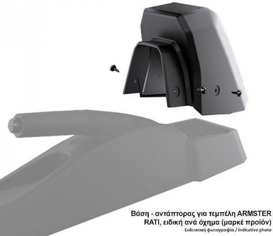 Rati Armster Car Armrest Mount for Volkswagen Golf 2003-2010 Black